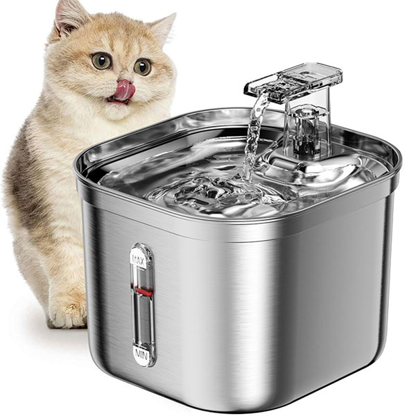 Stainless Steel Pet Water Fountain Featured Image