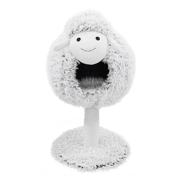 100% Original Dog Toys White Paw - Cat Tree Sheep Design Bed  – ecube