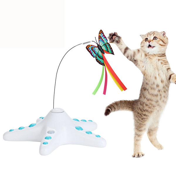 Butterfly Cat Interactive Toy Featured Image