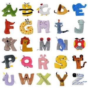 Number/alphabet Plush Toy