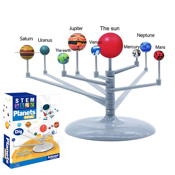 Best-Selling Wooden Christmas Toys - Solar System Nine Planets Model – ecube