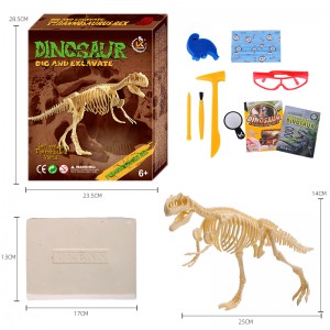 2023 OEM Science Toys Dino Discover Archaeology Toy Dig Dinosaur out Fossil Excavation Kits For Kids