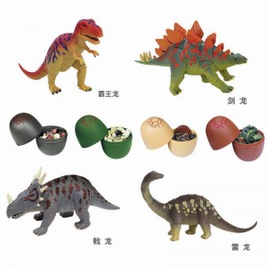 Assembled Egg Dinosaur Animal Model Assembling Toy Capsule Dinosaur Egg 3D Puzzle Dinosaur Eggs 20PCS a Set Creative Animal Mode