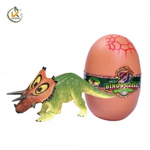 PVC Material 3D Puzzle Educational Toys Plastic Animal Puzzle for Kids Animatron Animal Model