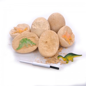 Chinese Wholesale Safe High Quality Materials 12PCS Carton Different Dinosaur Model Dinosaur Egg Dig Kit for Children’s Activity