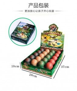 Assembled Egg Dinosaur Animal Model Assembling Toy Capsule Dinosaur Egg 3D Puzzle Dinosaur Eggs 20PCS a Set Creative Animal Mode