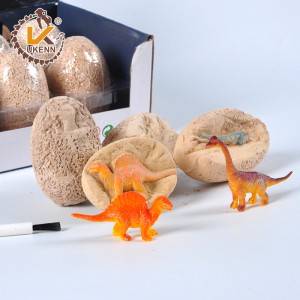 Chinese Wholesale Safe High Quality Materials 12PCS Carton Different Dinosaur Model Dinosaur Egg Dig Kit for Children’s Activity