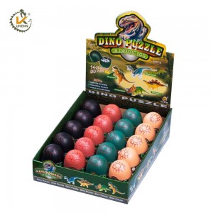 PVC Material 3D Puzzle Educational Toys Plastic Animal Puzzle for Kids Animatron Animal Model