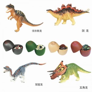 Assembled Egg Dinosaur Animal Model Assembling Toy Capsule Dinosaur Egg 3D Puzzle Dinosaur Eggs 20PCS a Set Creative Animal Mode