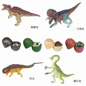 Assembled Egg Dinosaur Animal Model Assembling Toy Capsule Dinosaur Egg 3D Puzzle Dinosaur Eggs 20PCS a Set Creative Animal Mode