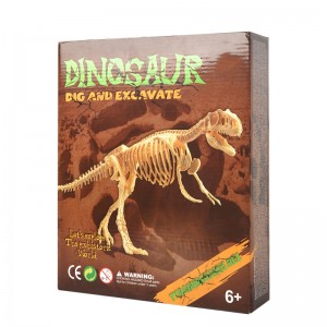 Dukoo Dinosaur skeleton toy K757 dinosaur fossil dig kit 9 different dino dig kit