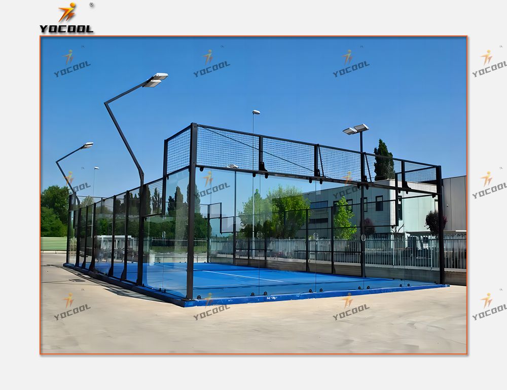 YOCOOL Artificial grass LED Light Sports Flooring New Design Padel Tennis Court