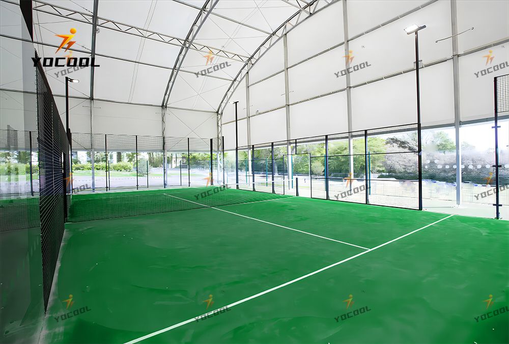 Paddle Tennis Court Panoramic padel court for padel