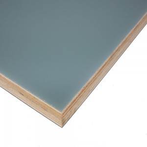 Edlon 4×8 11mm custom blue color PVC faced decoration plywood