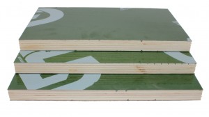 Edlon marine grade green pp plastic coated plywood sheets with CE certificate