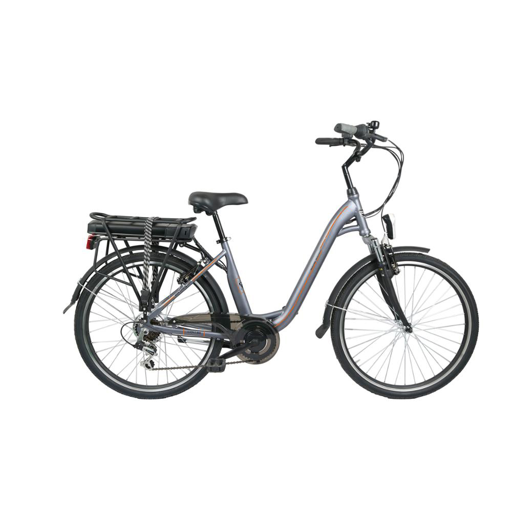 City Cruiser Electric Bicycle Step-thru Frame with Hub Motor EBIKE OEM EBIKE