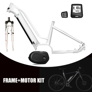 China Wholesale Mid Drive Bldc Motor Factories - Custom Aluminum Electric Bicycle Frame Hidden Battery Frame with Fork and Mid Motor Kits – Eecycle