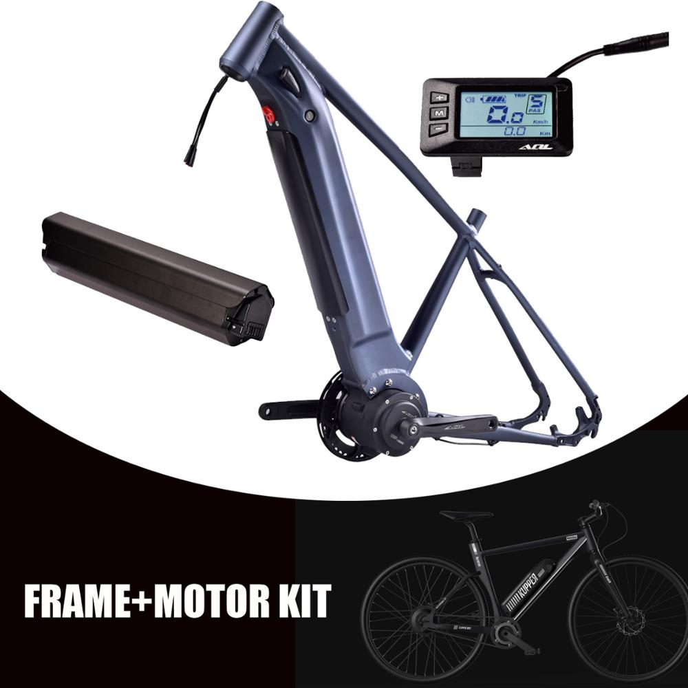 OEM Bicycle Frame EMTB + Mid Drive Motor 250W 350W 500W  E-Bike Electric Mountain Bike