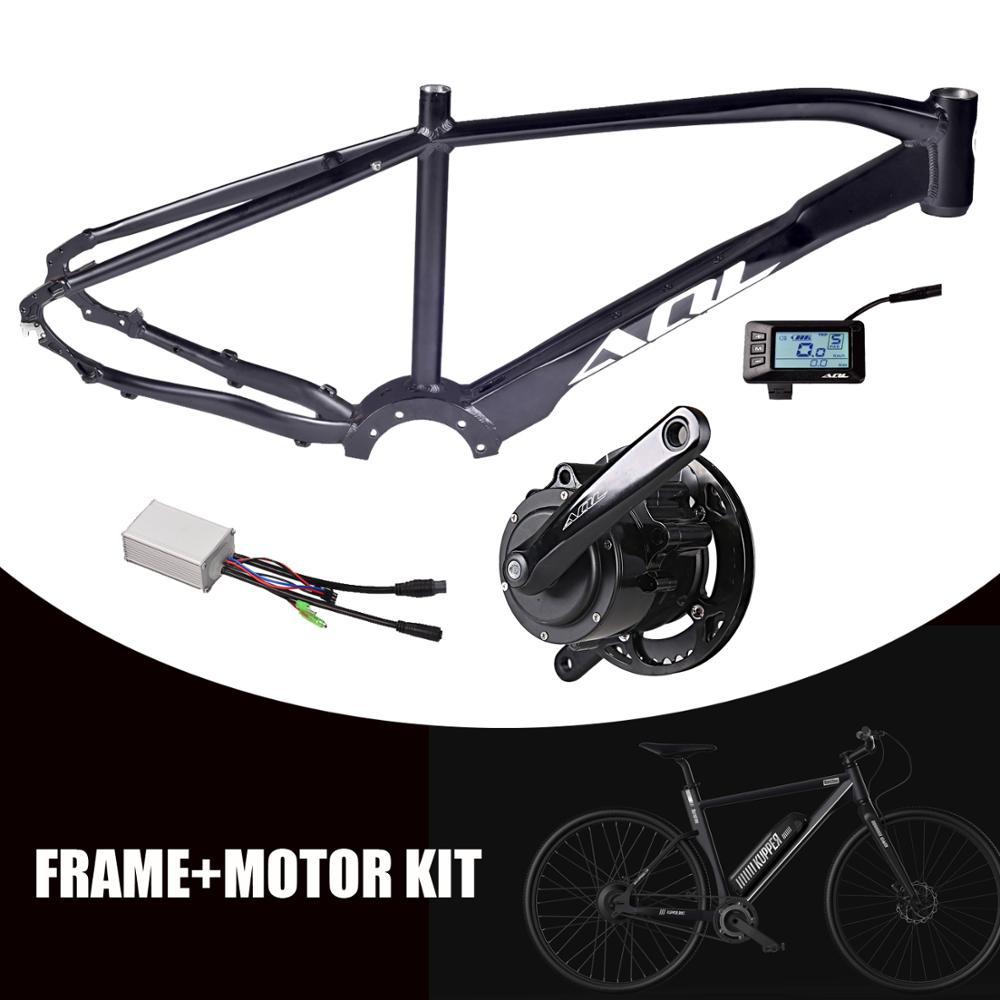 35KM/H 26″ 27.5″ 29″ EMTB Electric Bike Frame And 36V Electric Bicycle Mid Drive Motor Conversion Kit 250W With Battery