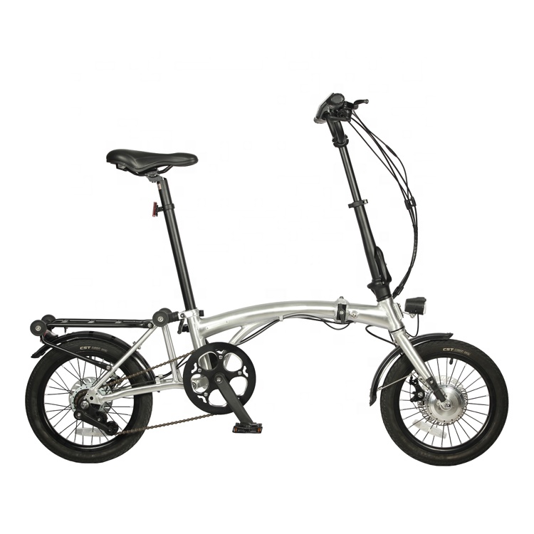Rellable quality folding electric bike adult frameset folding ebike 16" 8 speed velocity-D Brake