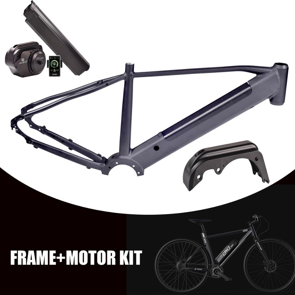 direct factory Aluminum alloy electric bike frame full suspension bicycle frame ultra motor G510 frame for integrated mid motor