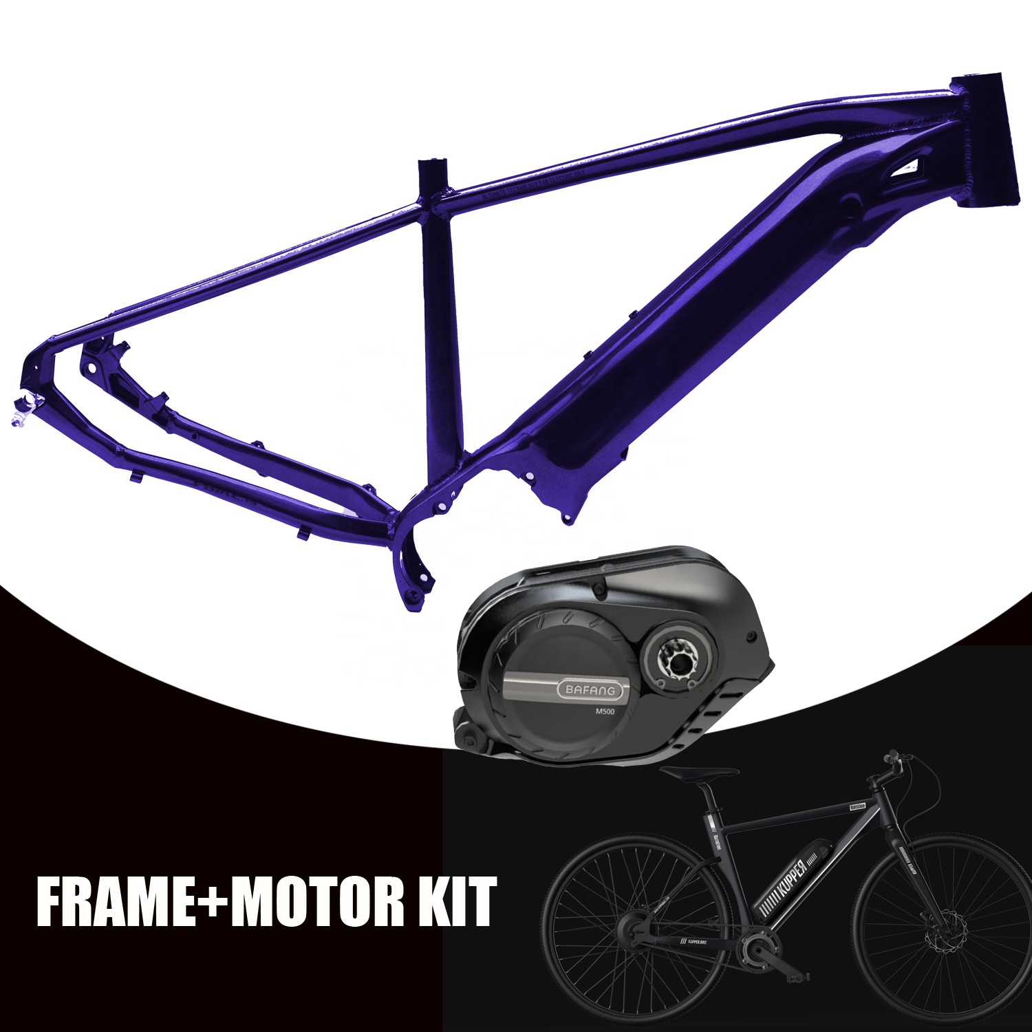 China Wholesale Mid Drive Bike Motor Suppliers - 2022 New Desgin BAFANG M500 Mid Motor Electric Bicycle Frame – Eecycle