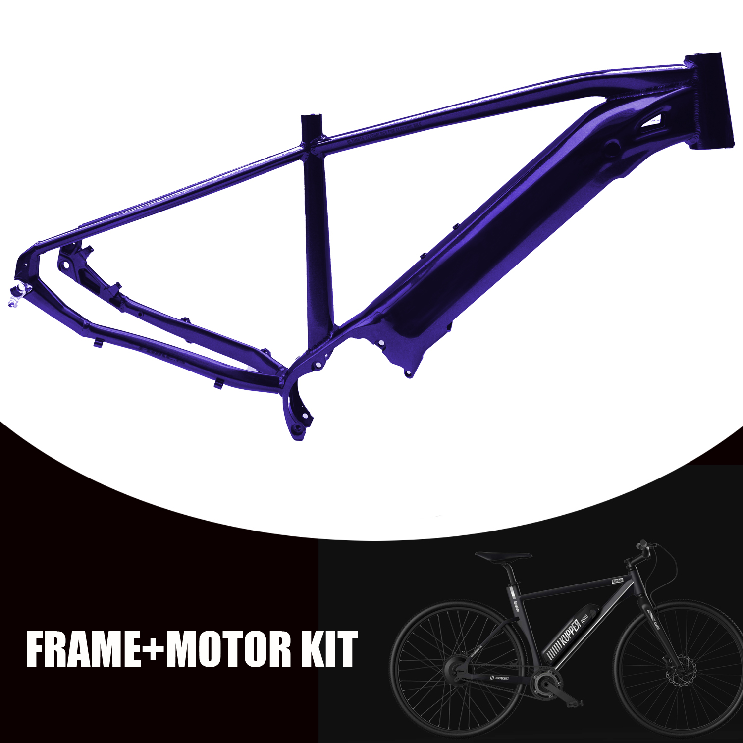 China Wholesale Mid Drive Bldc Motor Factories - BAFANG M500/M600 Electric MTB Customized Bike Frame  – Eecycle