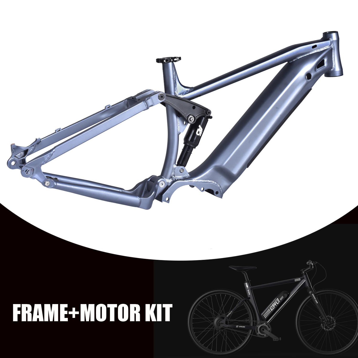 Full Suspension Bike Frame MTB  Electric Bicycle Mountain Bike Frame AL Frame MTB 26″ 27.5″ 29″