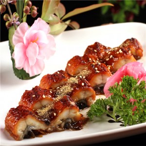 Japanese style braised eel cooked