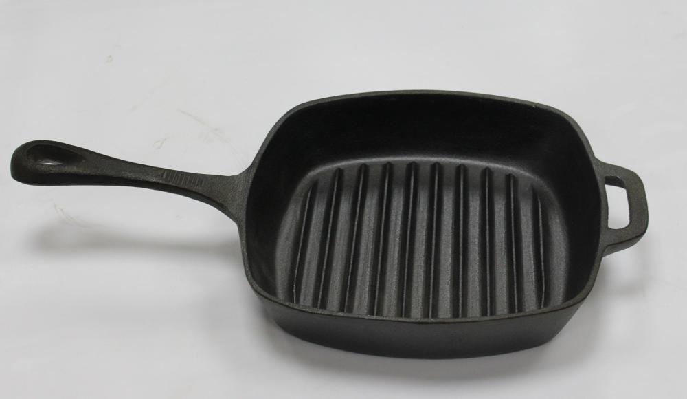 Kitchenware Black BBQ Grill Pan Cast