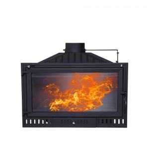 Modern fireplace green smokeless wood stove cast iron wood-burning stoves