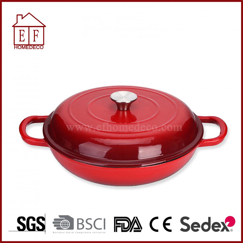 Enamel cast iron round casserole Featured Image