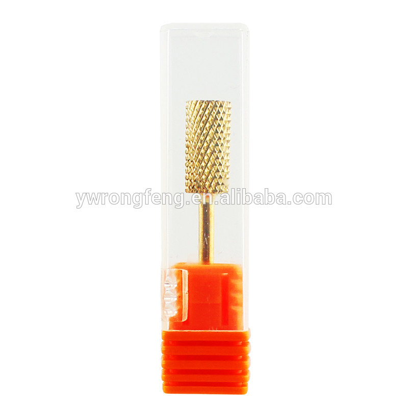 Professional Gold Coated Carbide Nail Drill Bits For Electric Nail Drill Machine Nail bit