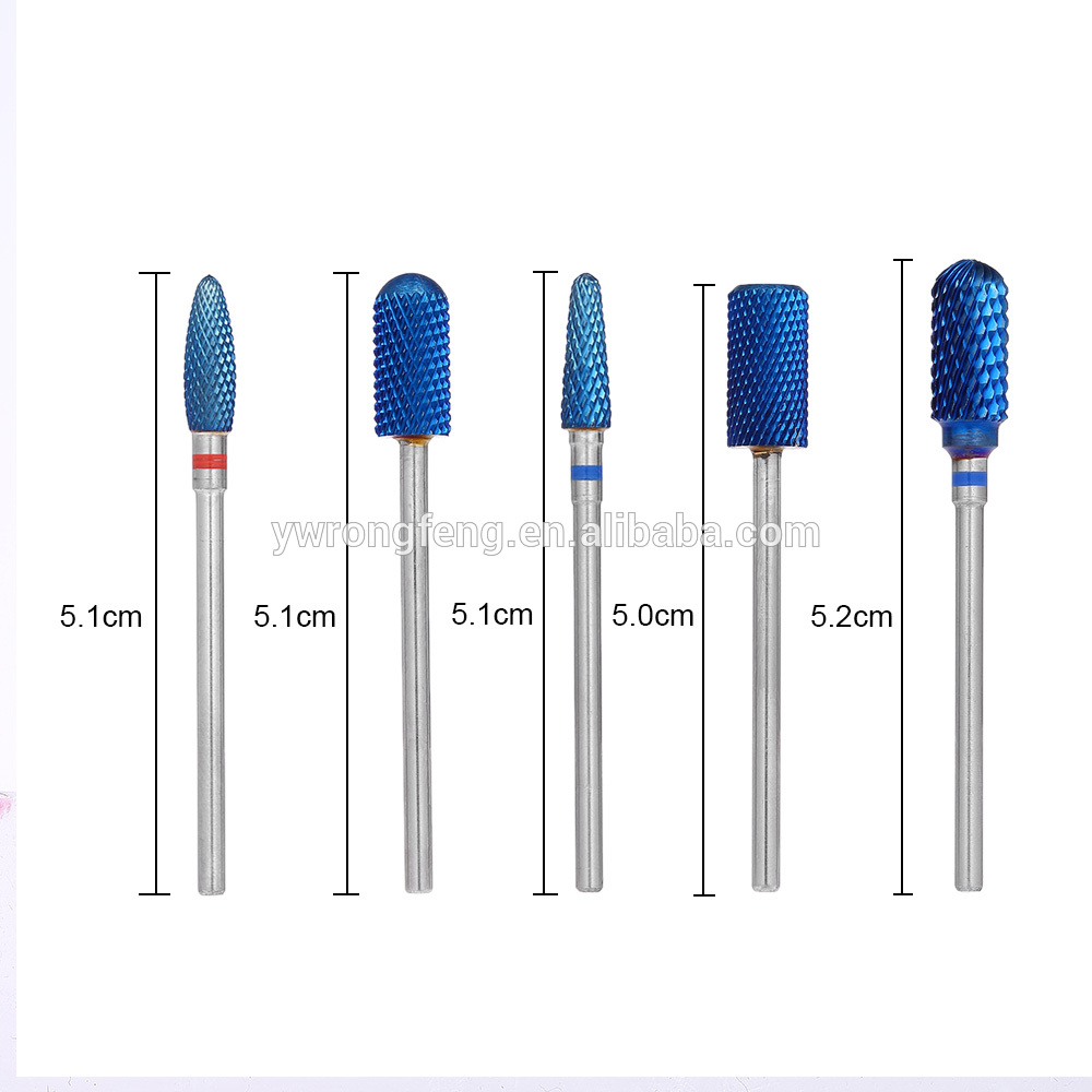 Replaceable Polishing Plating Color Nail Art Accessories Tools Tungsten Steel Nail Art Drill Manicure Tool Grinding Head