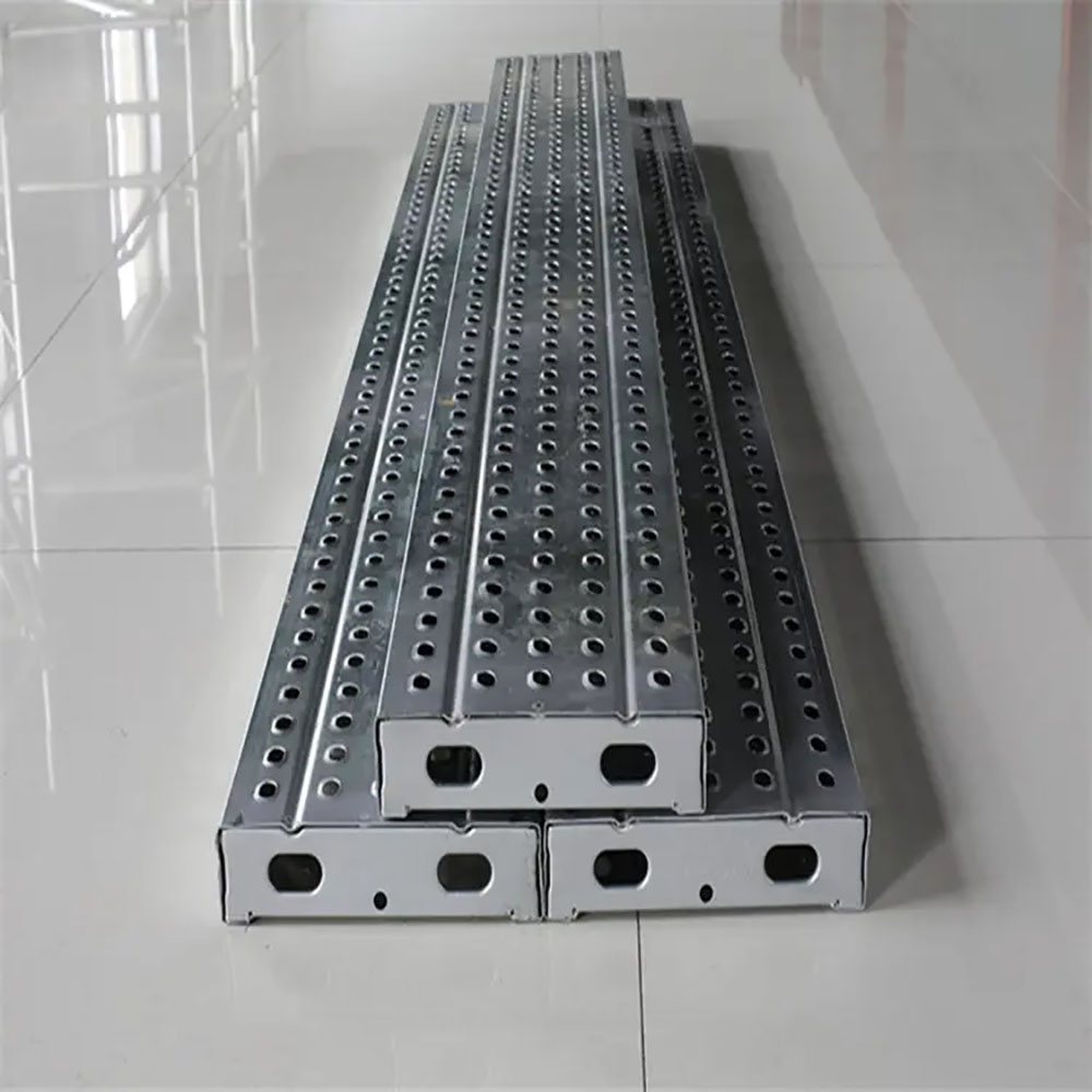 High quality ringlock scaffolding Galvanized Steel Springboard perforated With Hook Building Steel Plank