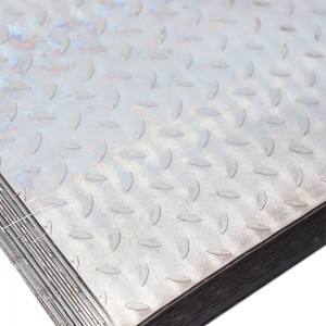 A36 Q235 hot rolled checkered steel plate mild Steel Checker Plate