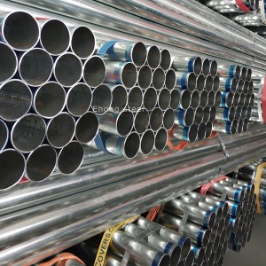 High Quality ASTM A36 BS 1387 Ms Hollow Section Steel Pipe Welded Gi Hot DIP Galvanized Steel Pipes