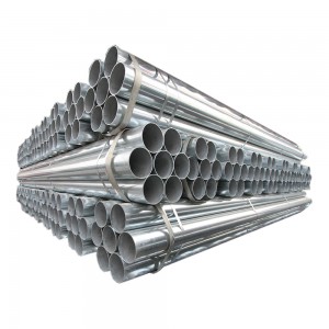 Tianjin Ehong factory hollow galvanized Steel Scaffold Gi Tube tubo galvanizado 4 pulgadas pre galvanized steel pipe
