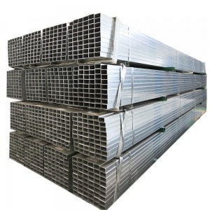 China Supplier New Hot Dipped Galvanized Ms Steel Square Tube/ Carbon Rectangular Hollow Section Steel Pipe