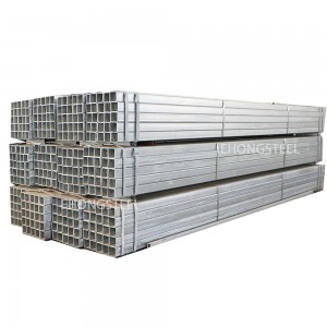 Shs rhs carbon construction structural galvanized iron square steel tubing