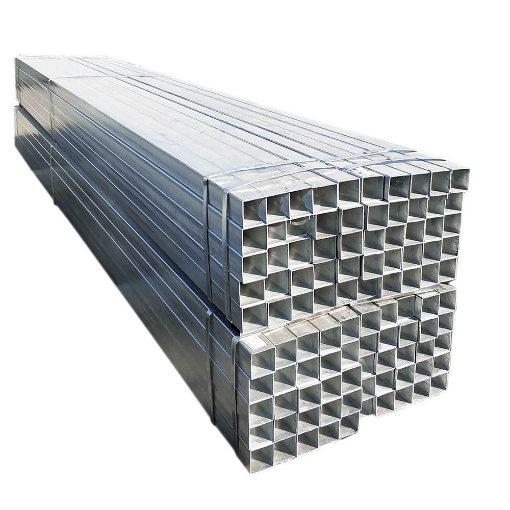 20×20 to 200×200 SHS HSS galvanized square steel tube hot dip galvanized ms square pipe