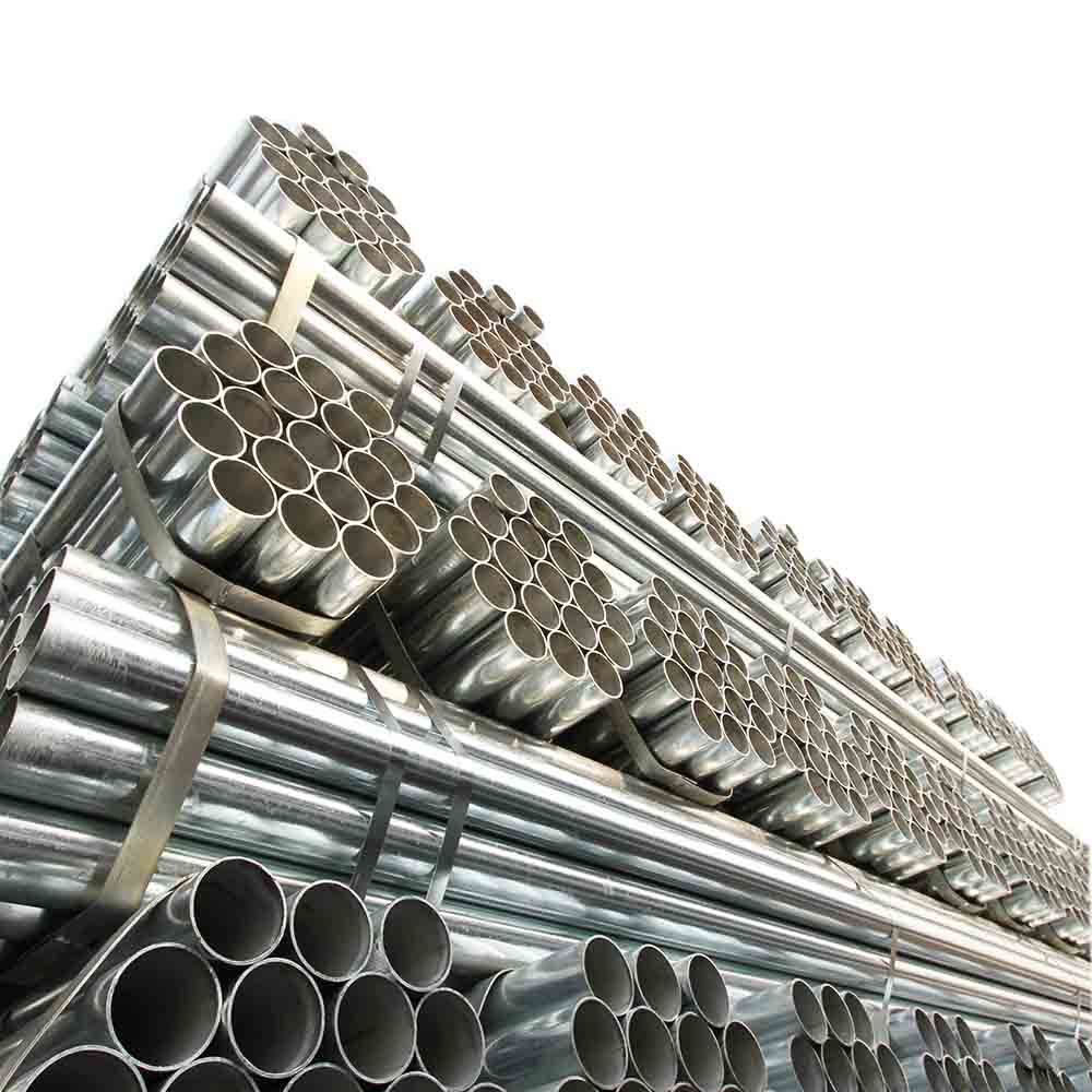 Factory directly price Q235 48mm pre galvanized steel pipe /  hot dipped galvanized steel round pipe 