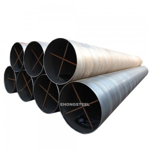 Large diameter spiral steel pipe ssaw steel pipe for penstock pipeline and piling steel pipe