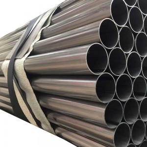 15mm to 114mm cold rolled steel tube black iron pipe round welded steel pipe