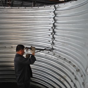 Half-round Galvanized Corrugated Steel Pipes for Construction of Drainage Culverts Under Road