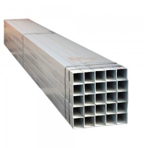 Shs rhs carbon construction structural galvanized iron square steel tubing