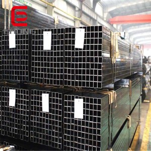 3 inch black iron pipe cold rolled mild steel iron square pipe carbon rectangular steel tube