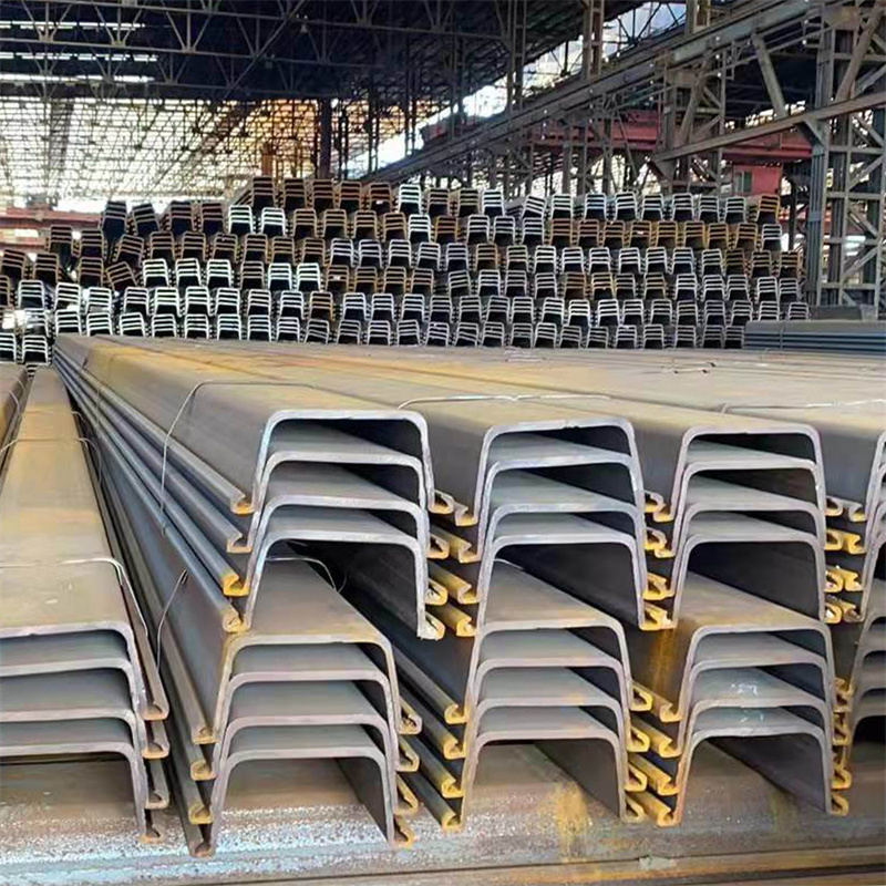 China sheet piling Low price high quality U Type hot rolled Cold Formed Steel sheet pile price (10)