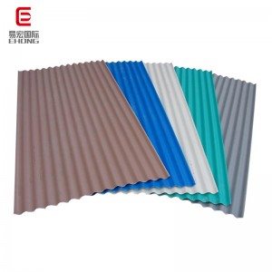 OEM/ODM China 2022 Corrugated Galvanized Zinc Roof Sheet Stone Coated Metal Roofing Sheet Milano Roof Sheet
