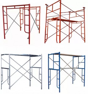 Light duty 1700x1219mm Q235 steel scaffolding ladder step frame